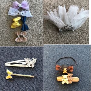 💜 5 for $25 11 piece hair accessory bundle